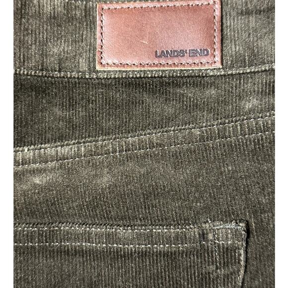 Lands End NWT Women's Size 18 Brown Micro Corduroy High Rise Straight Leg - Picture 14 of 15